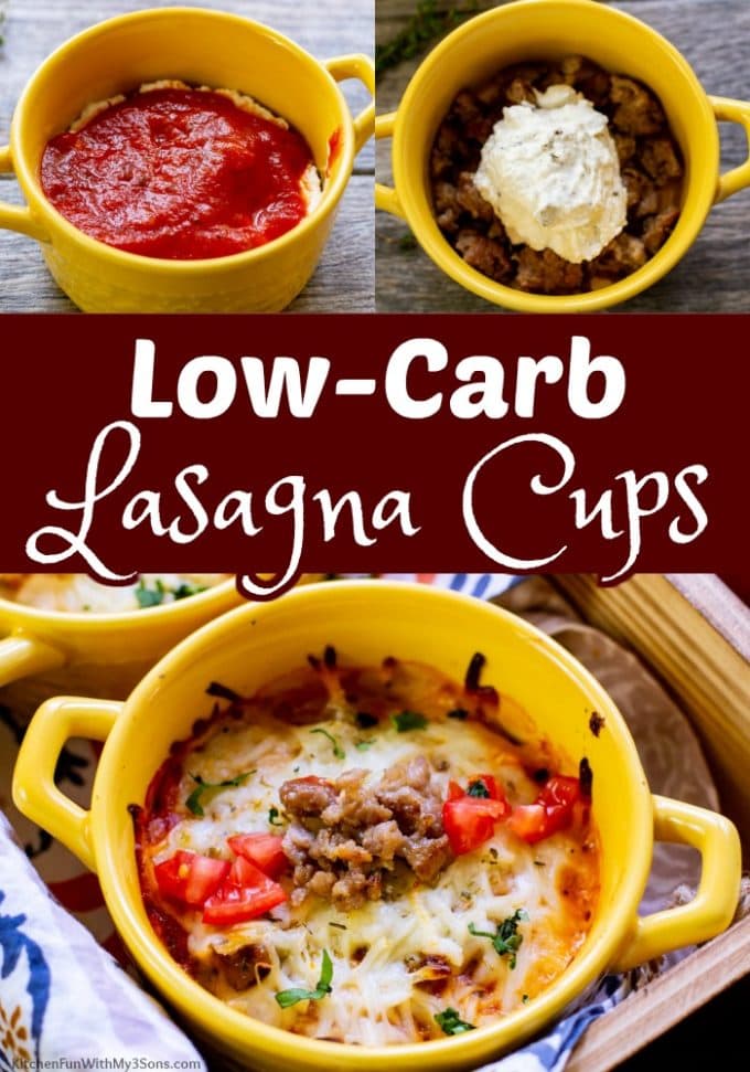 Low-Carb Lasagna Cups