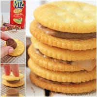 Rolo Stuffed Ritz Crackers - Just 2 Ingredients