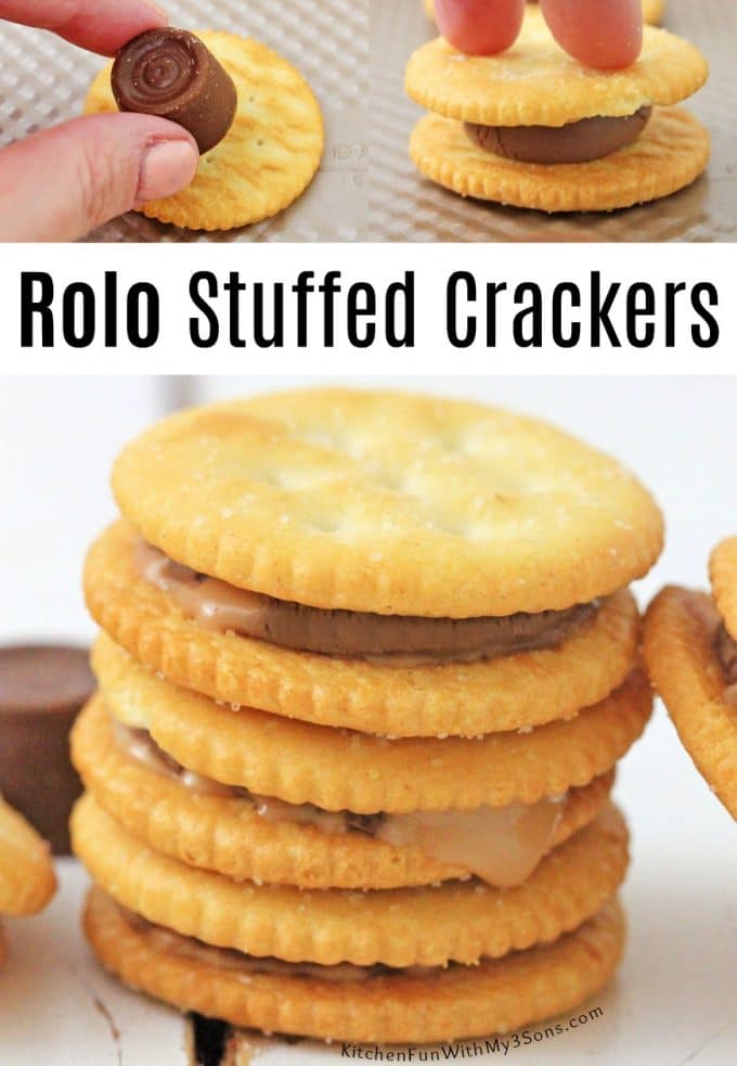 Rolo Stuffed Ritz Crackers