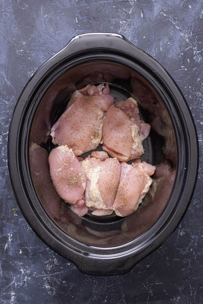 chicken thighs in a crock pot