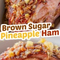 Brown sugar pineapple ham pin