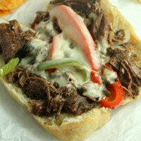 Slow Cooker Drip Beef Sandwiches feature