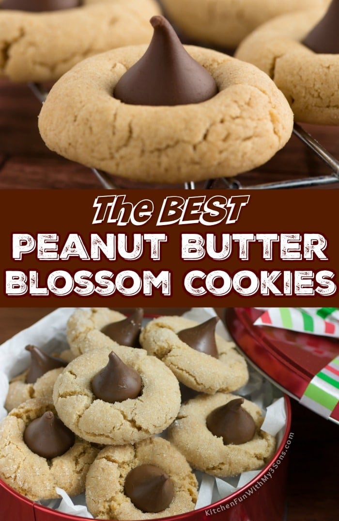 The BEST Peanut Butter Blossoms