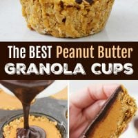 Peanut Butter Granola Cups