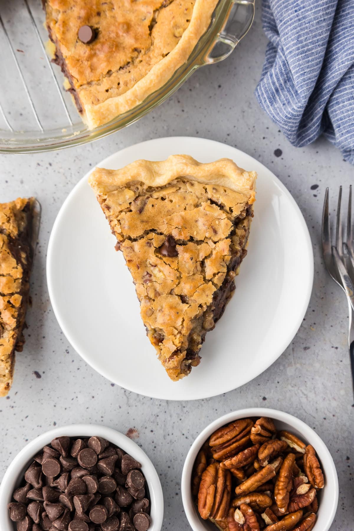 Chocolate Chip Pie | Kitchen Fun With My 3 Sons