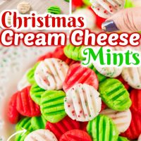 Christmas Cream Cheese Mints