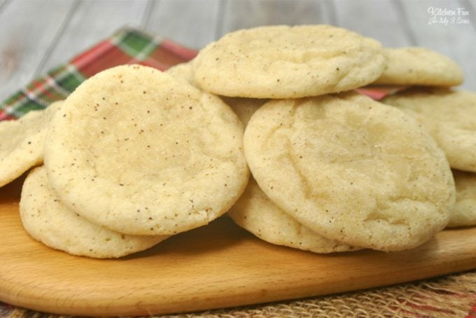 The Eggnog Cookies are the absolute best recipe. They're soft, chewy and full of cinnamon flavor.