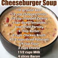 Cheeseburger Soup