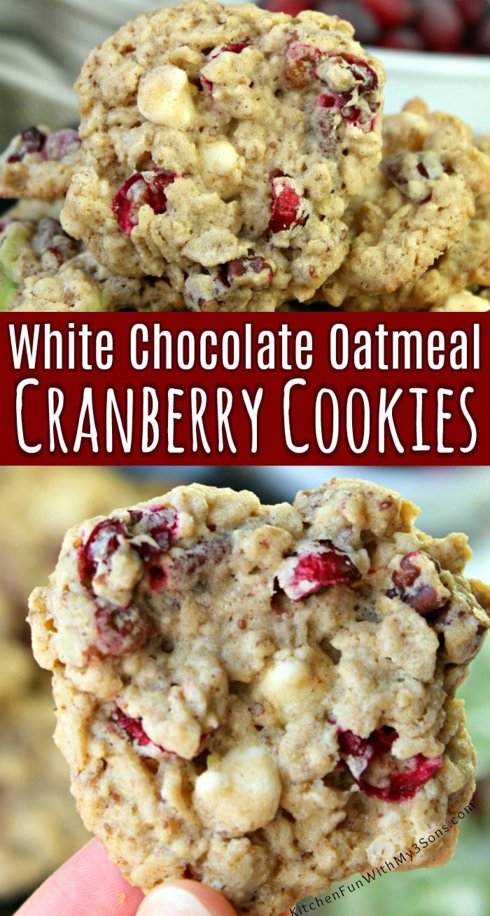 Oatmeal Cranberry Cookies Kitchen Fun With My 3 Sons
