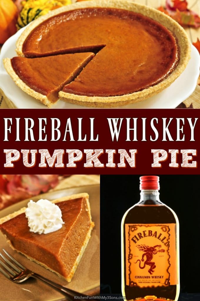 Fireball Whiskey Pumpkin Pie