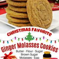 Ginger Molasses Cookies Pin