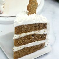 Moist Gingerbread Layer Cake Recipe