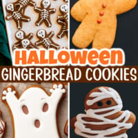 Halloween Gingerbread Cookies