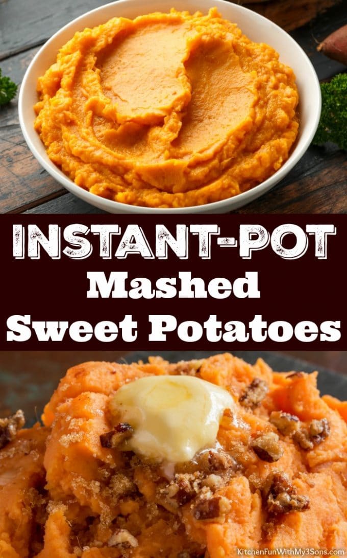 Instant-Pot Mashed Sweet Potatoes - Thanksgiving Side Dishes