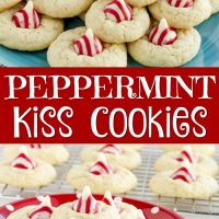 Peppermint Kiss Cookies