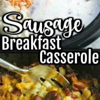 Slow Cooker Sausage Breakfast Casserole