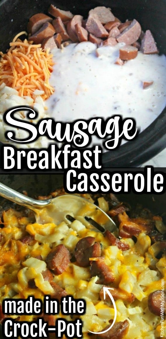 Slow Cooker Sausage Breakfast Casserole