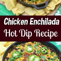 Easy Chicken Enchilada Dip Pin