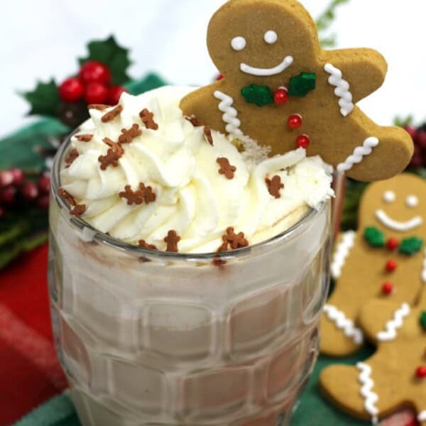 Crock pot latte with gingerbread flavor