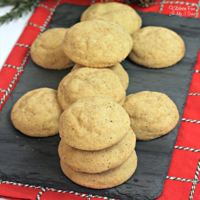 Eggnog Snickerdoodles are like a cross between your favorite snickerdoodle recipe with a big glass of eggnog. It's a sugary sweet holiday cookie to enjoy this winter!