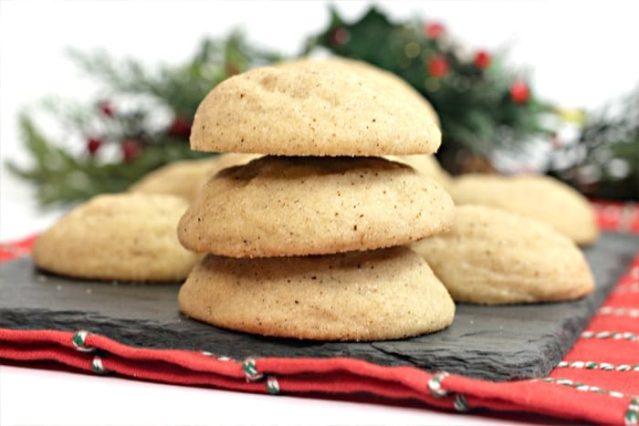 Eggnog Snickerdoodles are like a cross between your favorite snickerdoodle recipe with a big glass of eggnog. It's a sugary sweet holiday cookie to enjoy this winter!