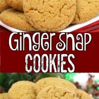 Ginger Snap Cookies Collage