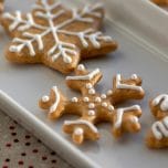 Iced Snowflake Cookies