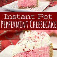 Instant Pot Peppermint Cheesecake