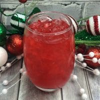 Holly Jolly Punch spiked with Rum