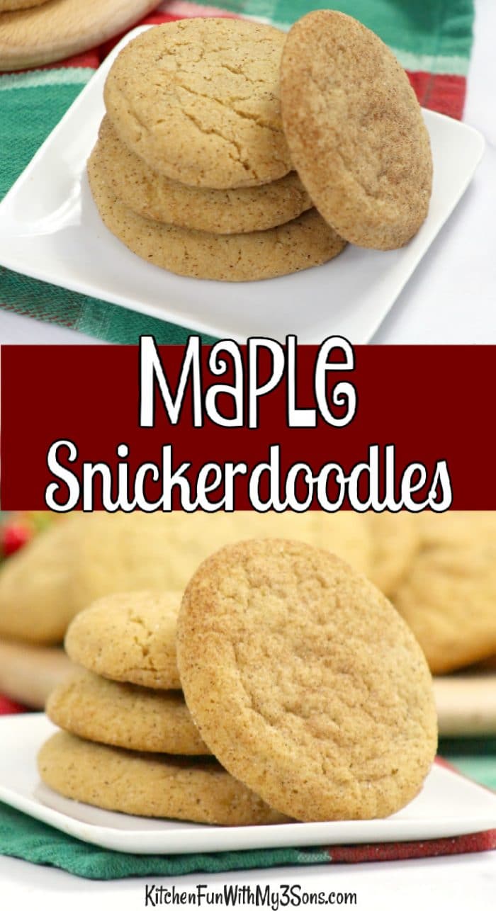 Maple Snickerdoodles Collage Image