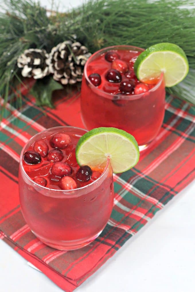 Cranberry Margaritas for Christmas