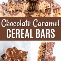 Chocolate Caramel Cereal Bars