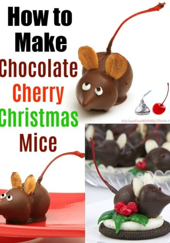 How to make Chocolate Cherry Mice for Christmas!