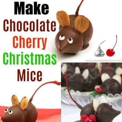 How to make Chocolate Cherry Mice for Christmas!