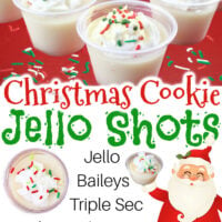 Christmas Cookie Jello Shots