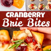 Cranberry Brie Bites pin