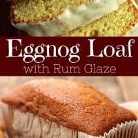 Eggnog Loaf With Rum Glaze