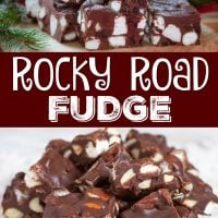 Rocky Road Fudge Collage