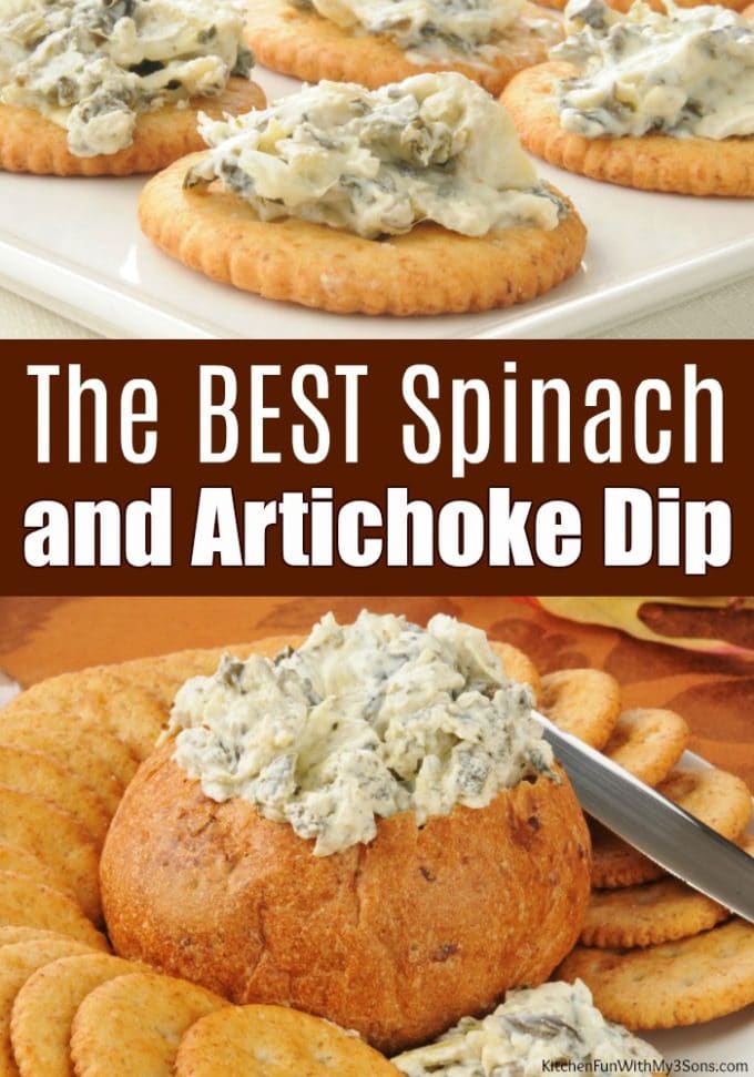 The BEST Spinach Artichoke Dip
