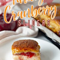 Turkey Cranberry Sliders Pinterest