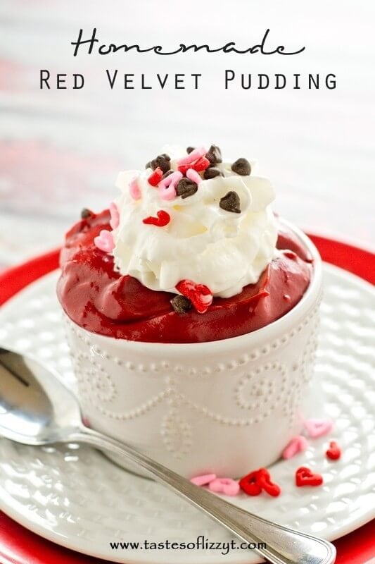 Homemade Red Velvet Pudding