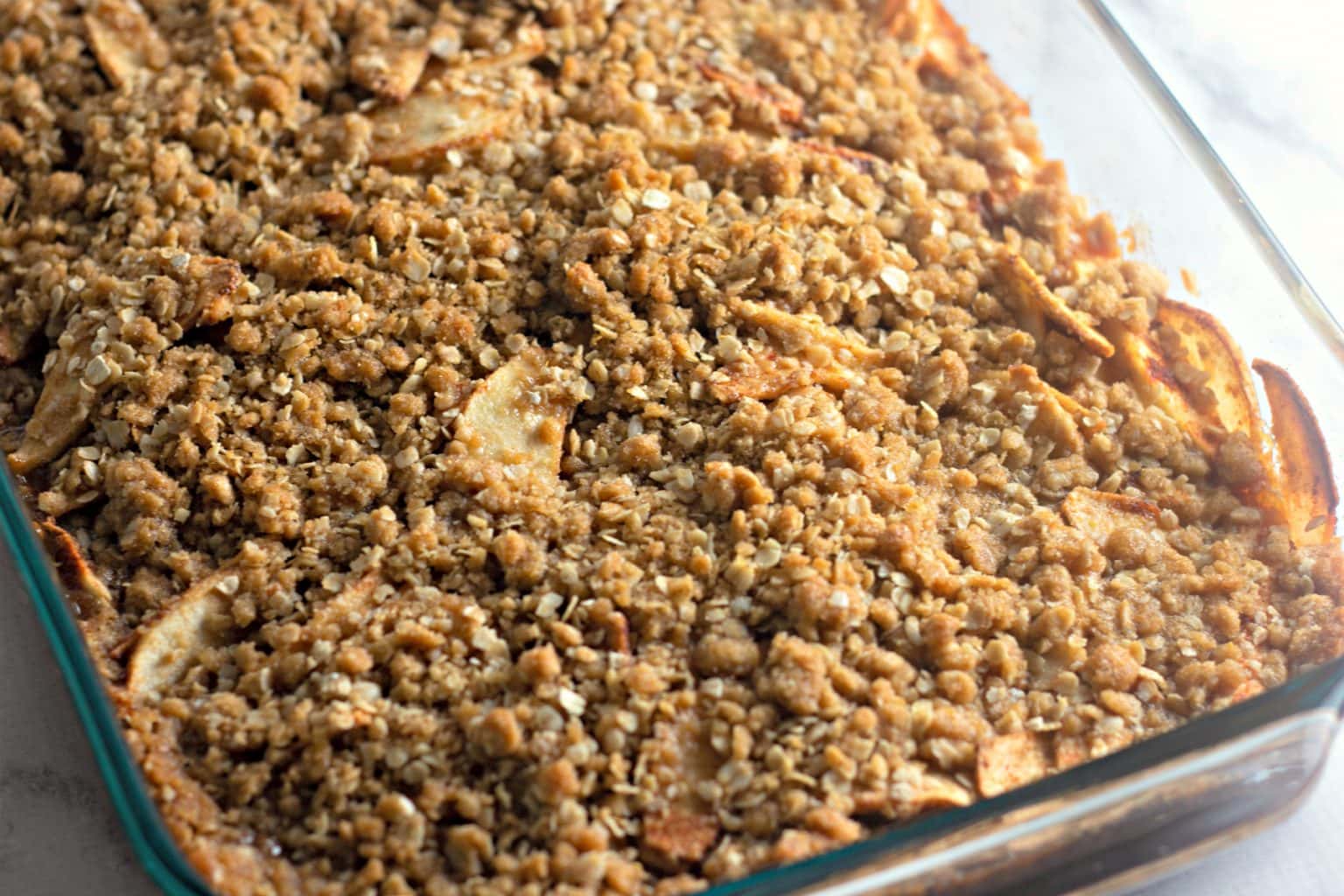 Easy Apple Crisp - apple crips topping - Kitchen Fun With My 3 Sons