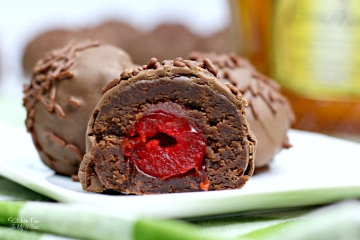 Chocolate Brownie Cherry Bombs