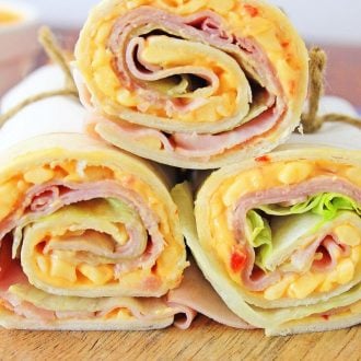 Ham and Pimento Cheese Sandwich Wrap