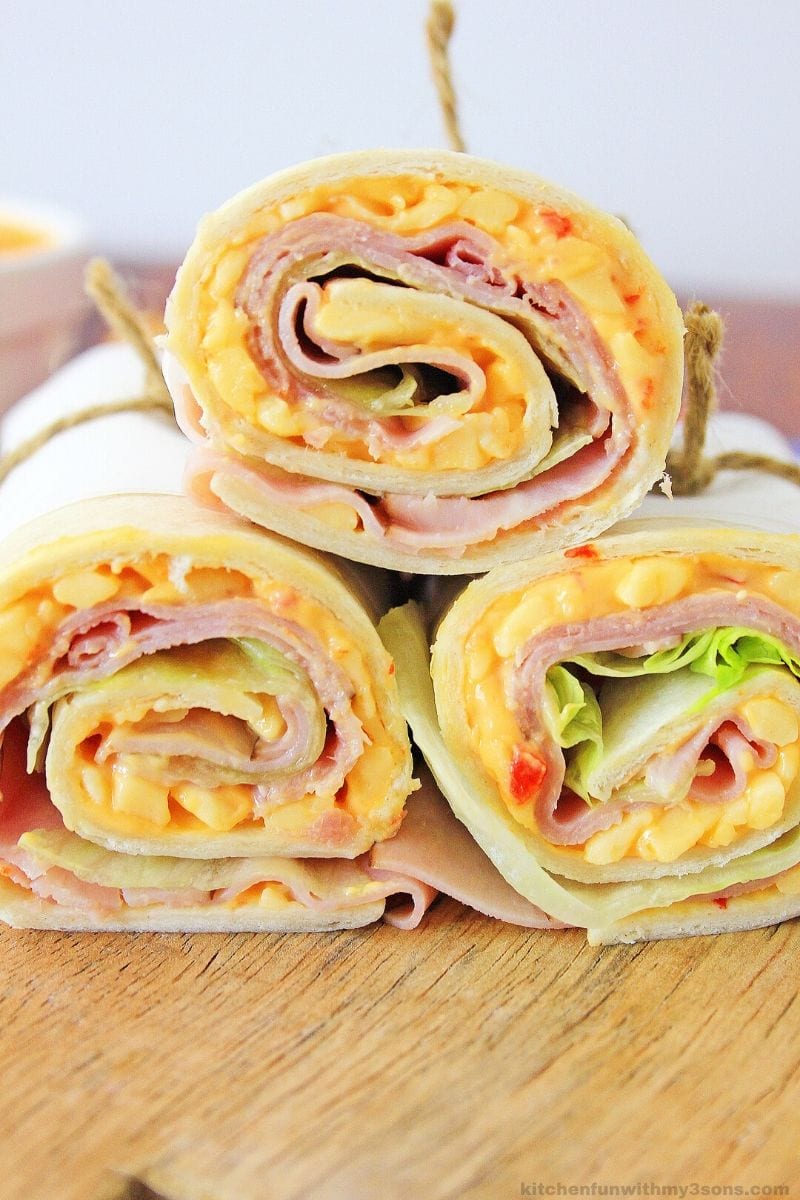 Ham and Pimento Cheese Sandwich Wrap
