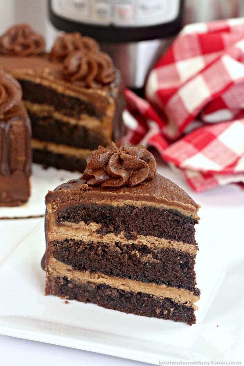 instant pot chocolate layer cake