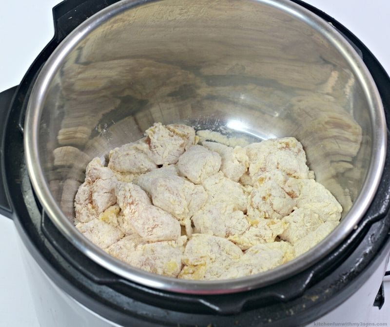 breaded chicken in the Instant Pot