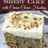 Italian Cream Sheet Cake