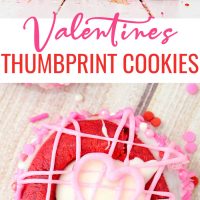 Valentine Thumbprint Cookies