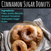 5-Minutes Air Fryer Cinnamon Sugar Donuts